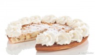 Appelkruimel vlaai met slagroom afbeelding